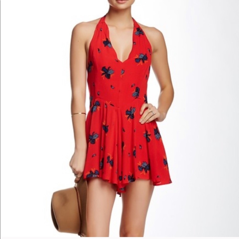 Free People Halter Romper